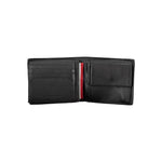 Tommy Hilfiger Black Leather Men Wallet TO-38155