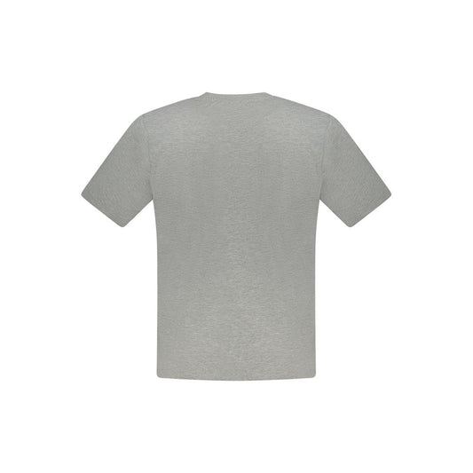 Gray North Sails Cotton Men T-Shirt Back View - Nautical Style