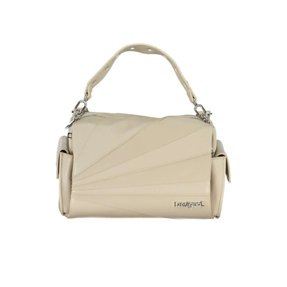 Front view with bag zipped and handles upright.