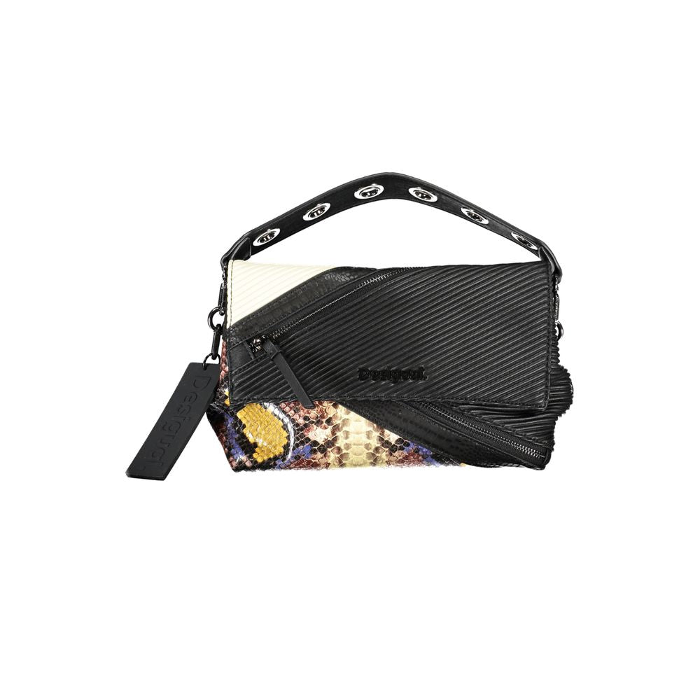 Front view with bag zipped and handles upright.