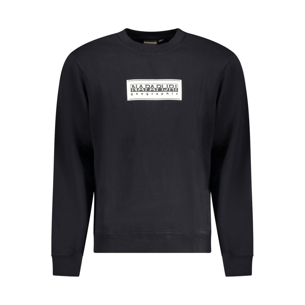Napapijri Black Cotton Sweater NA-32124-L