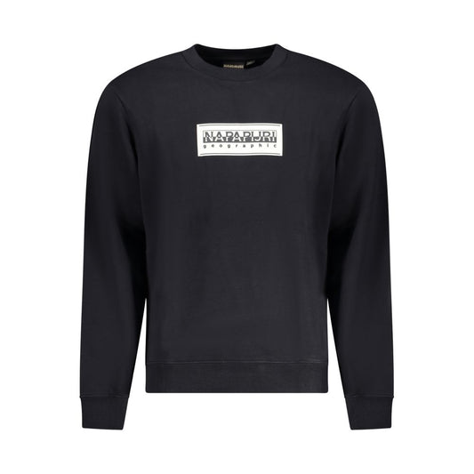 Napapijri Black Cotton Sweater NA-32124-L