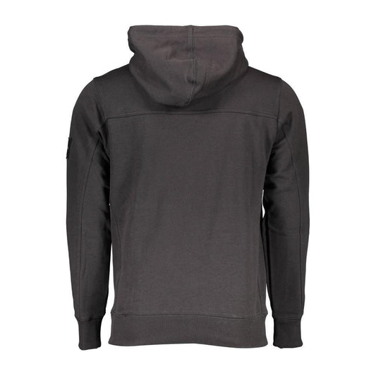 Calvin Klein Black Cotton Men Sweater with Hood CA-36999-XL