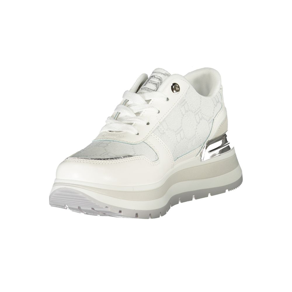 Laura Biagiotti White Polyester Women Sneaker with premium materials and intricate details.