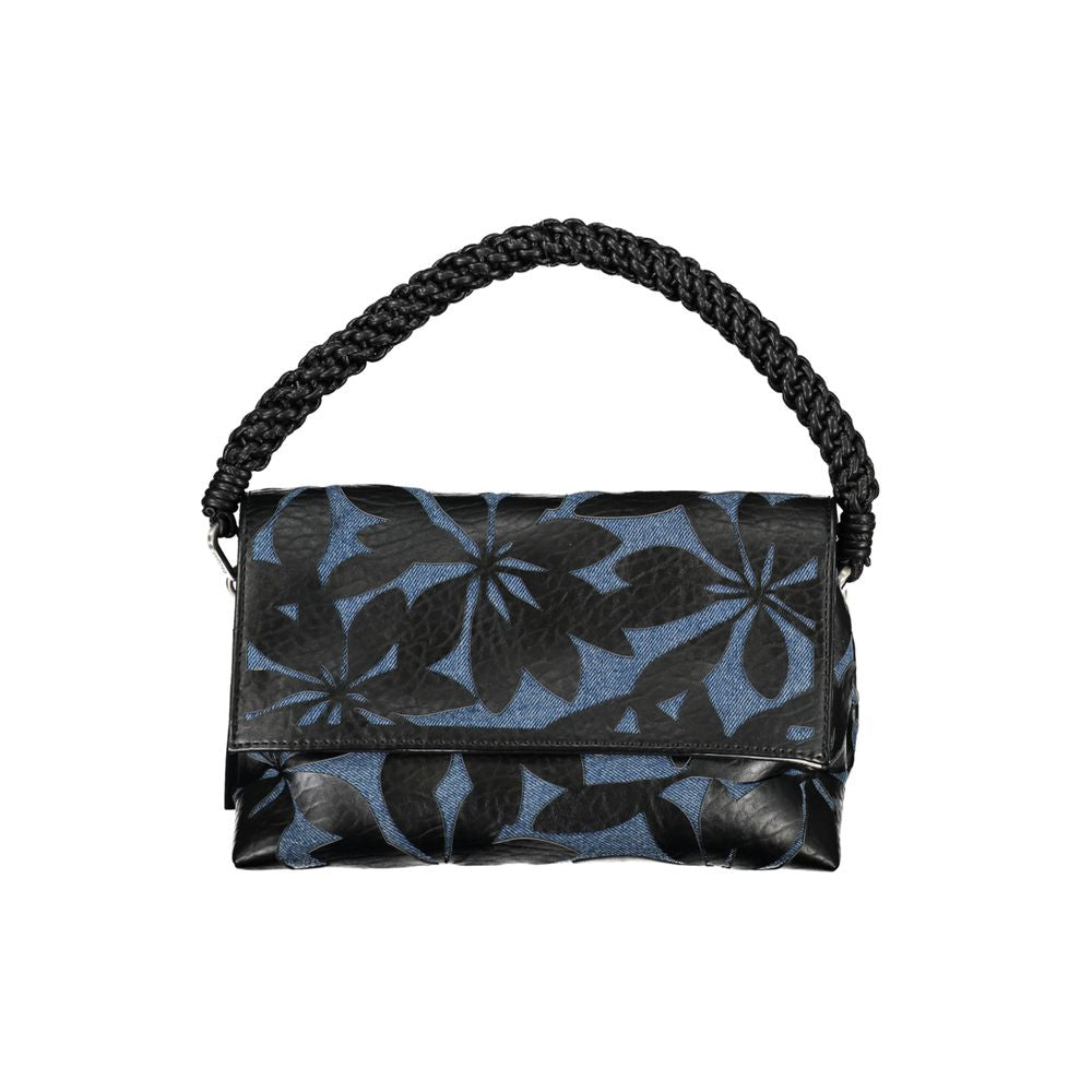 Front view with bag zipped and handles upright.