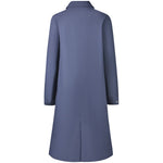 K-WAY Blue Polyester Women Coat KW-34244-S