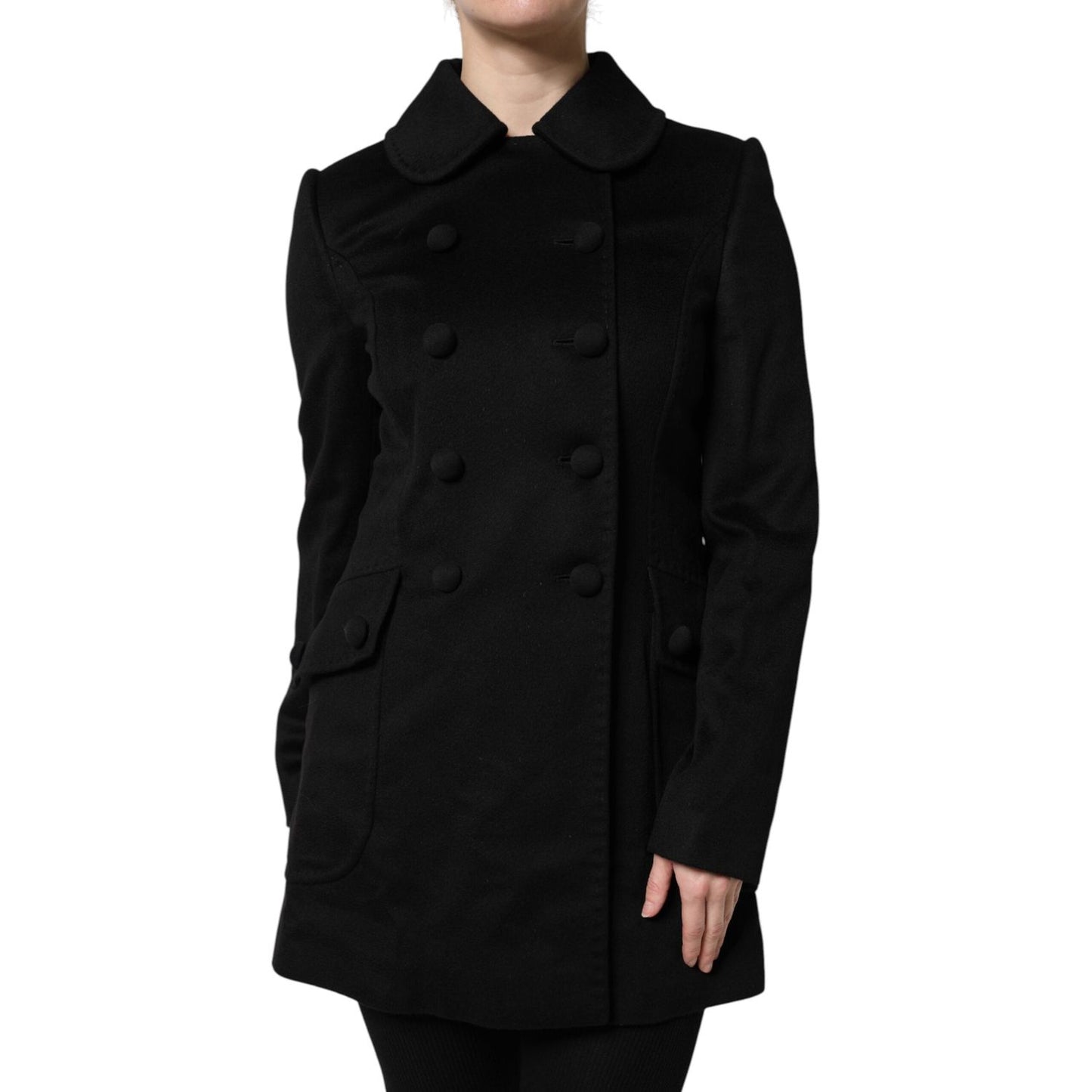 Dolce & Gabbana Black Wool Sartoria Italiano Blazer Jacket JKT41433-46