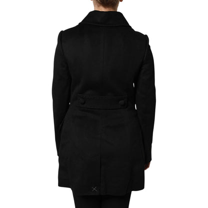 Dolce & Gabbana Black Wool Sartoria Italiano Blazer Jacket