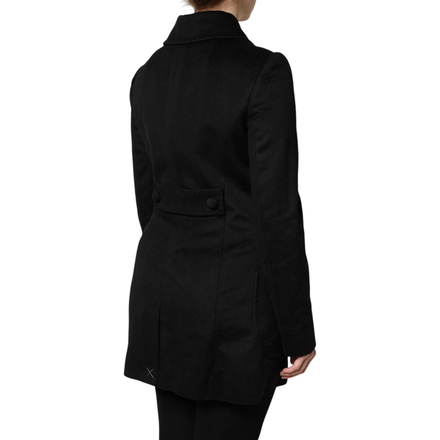 Dolce & Gabbana Black Wool Sartoria Italiano Blazer Jacket