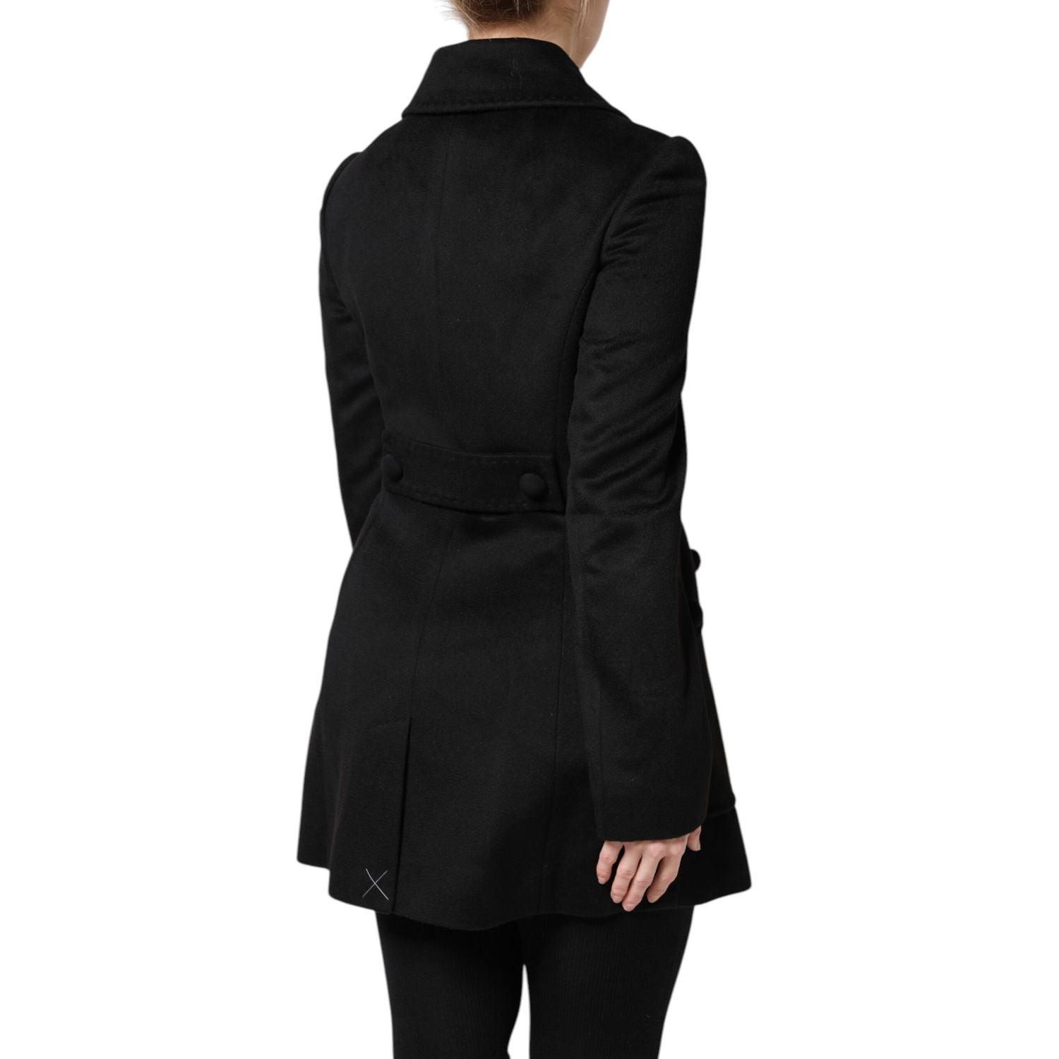 Dolce & Gabbana Black Wool Sartoria Italiano Blazer Jacket