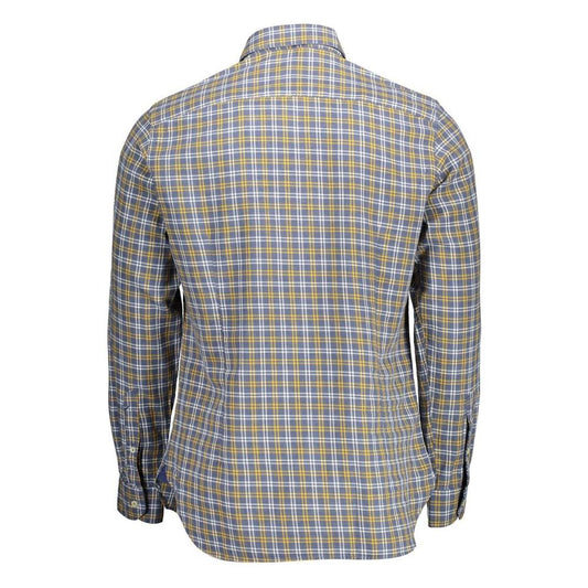 U.S. POLO ASSN. Blue Cotton Men Shirt
