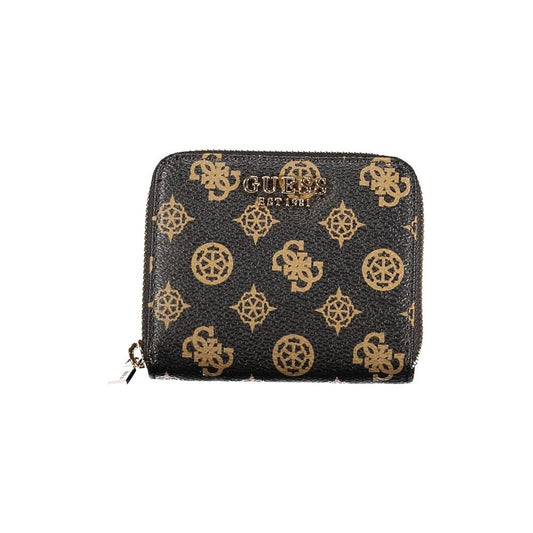 Guess Jeans Brown Polyethylene Wallet