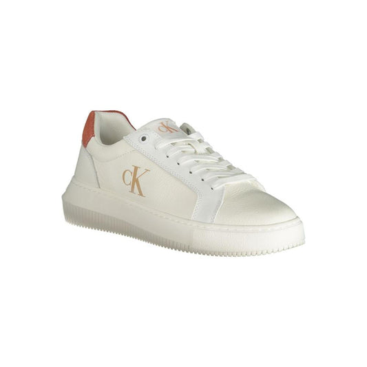 Calvin Klein White Polyethylene Women Sneaker