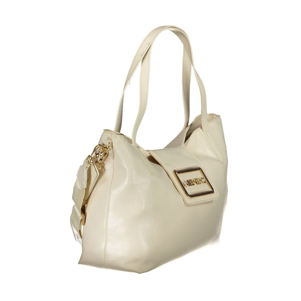Front view with bag zipped and handles upright.