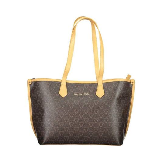Valentino Bags Brown Polyethylene Handbag