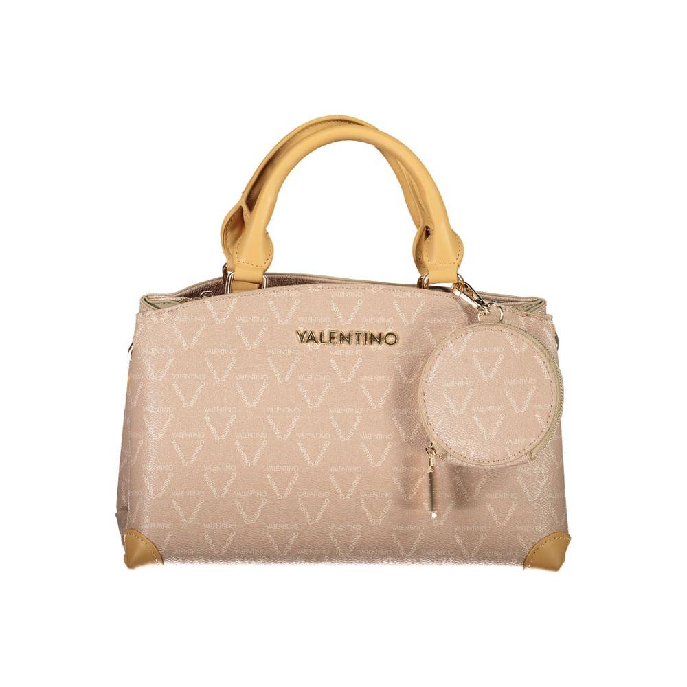 Front view with bag zipped and handles upright.