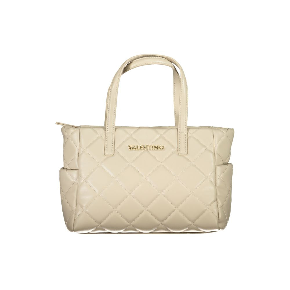 Front view with bag zipped and handles upright.