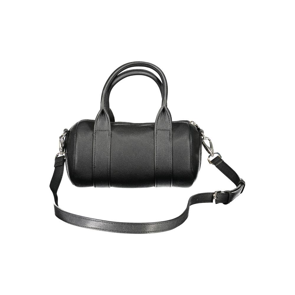Front view with bag zipped and handles upright.