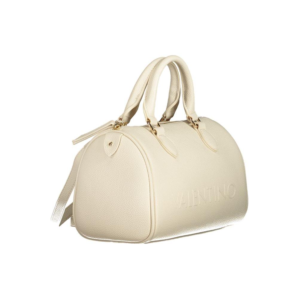 Front view with bag zipped and handles upright.