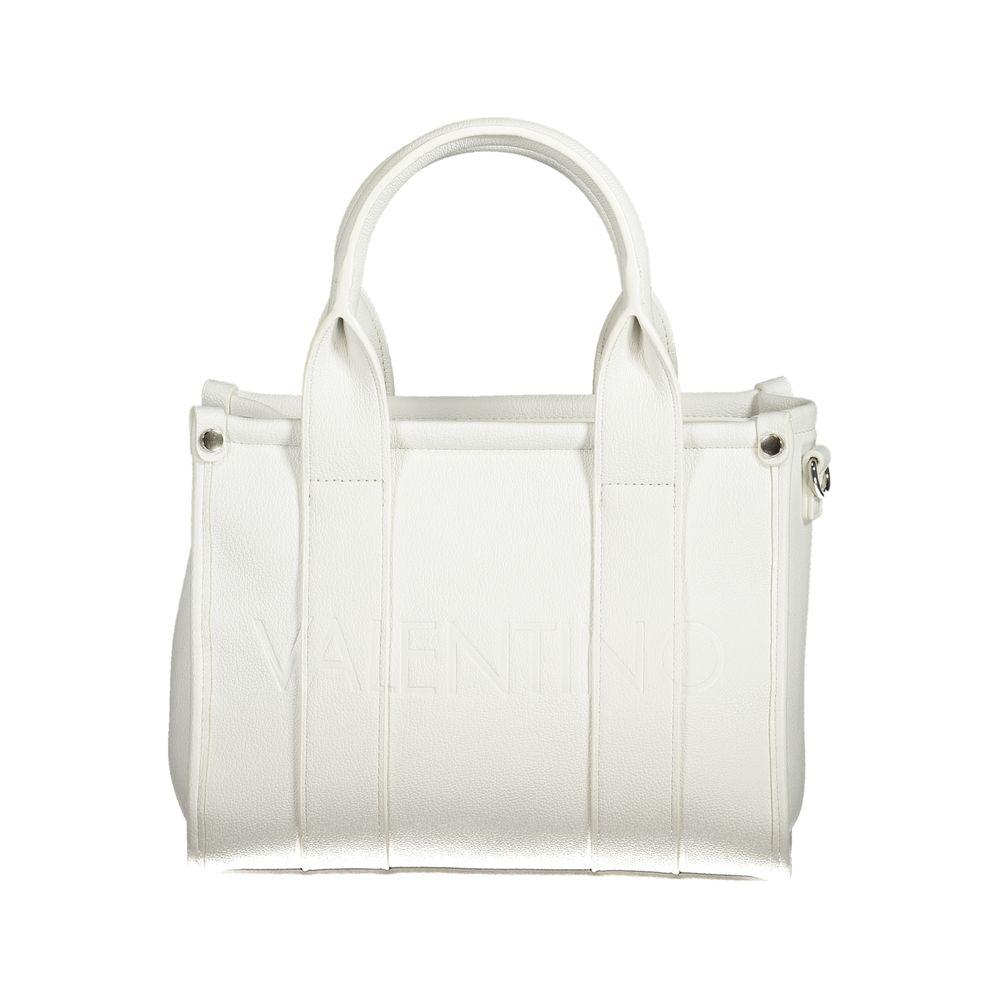 Front view with bag zipped and handles upright.
