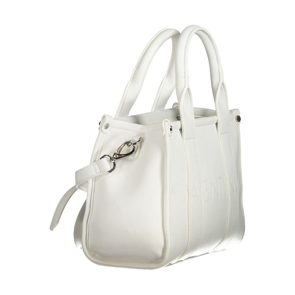 Front view with bag zipped and handles upright.