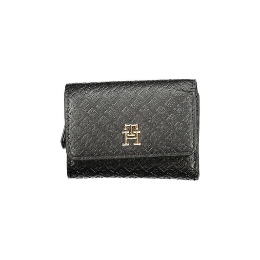 Tommy Hilfiger Black Polyethylene Women Wallet