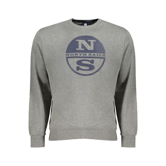 North Sails Brown Cotton Men Sweater