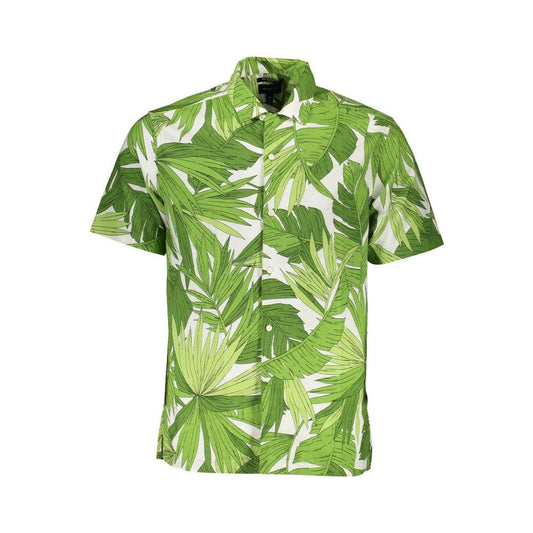 Gant Green Cotton Men Shirt