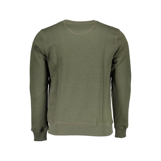 North Sails Green Cotton Men Sweater