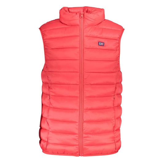 Norway 1963 Sleek Sleeveless Pink Polyamide Jacket