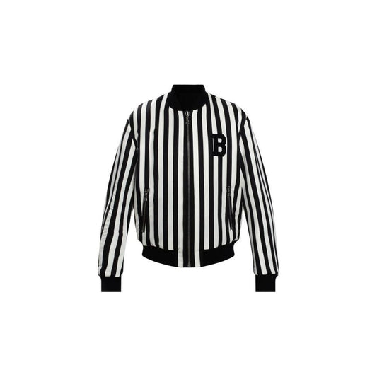 Balmain Black Polyamide Jacket BA-15366-IT52 | XL