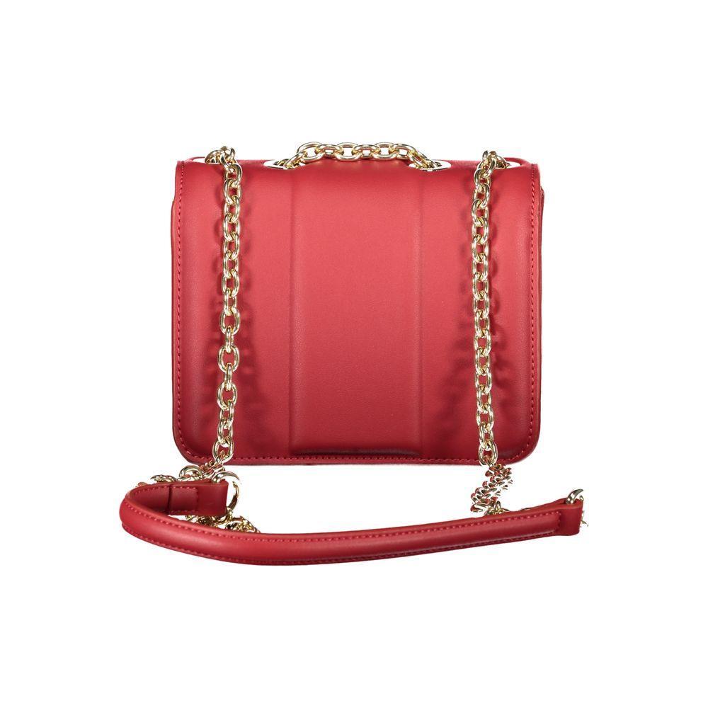 Front view with bag zipped and handles upright.