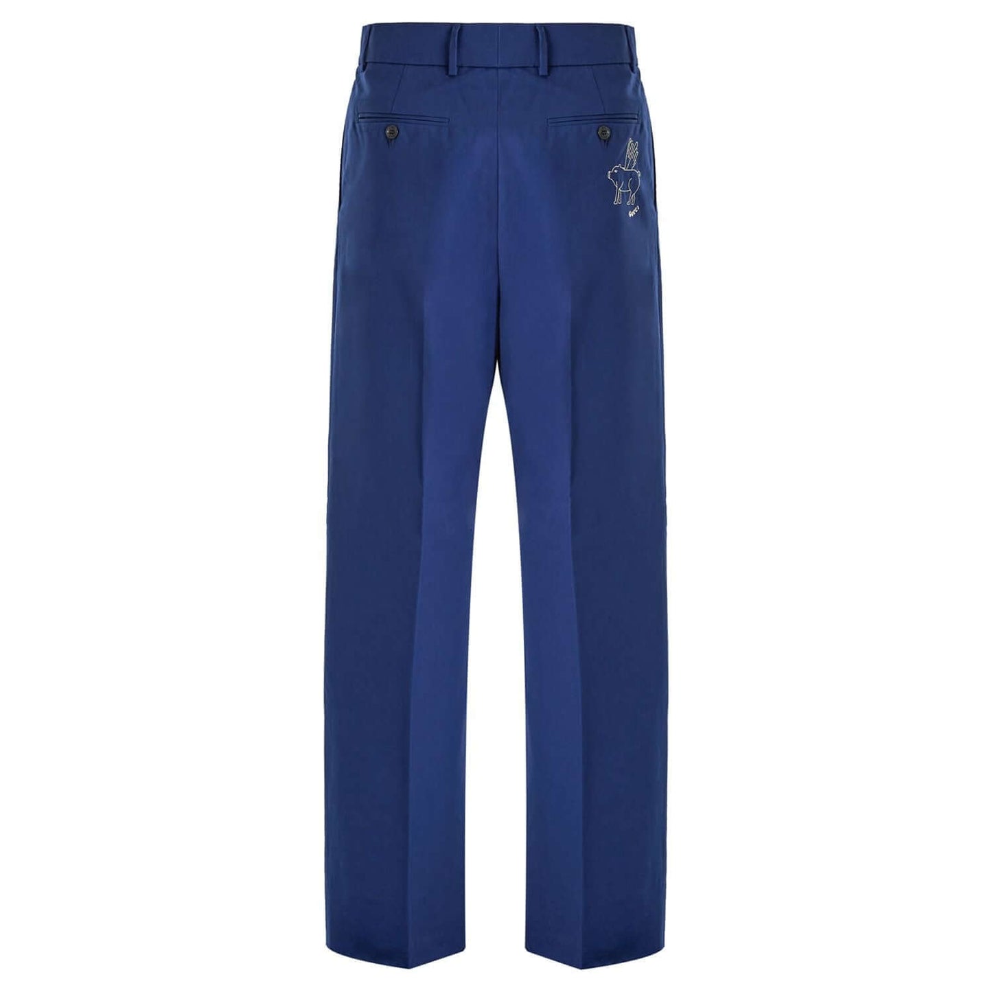 Gucci Blue Classic Cotton Pants 746110ZAMYY4912_54