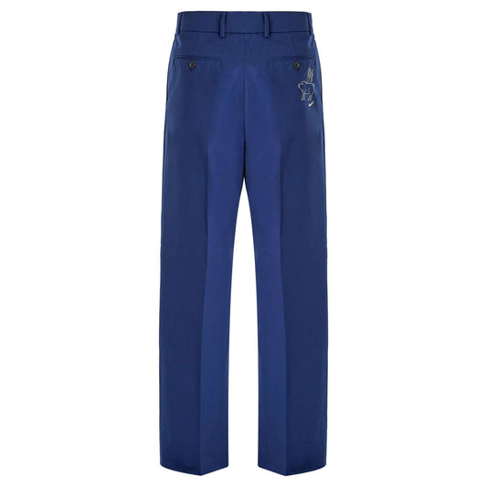 Gucci Blue Classic Cotton Pants 746110ZAMYY4912_46