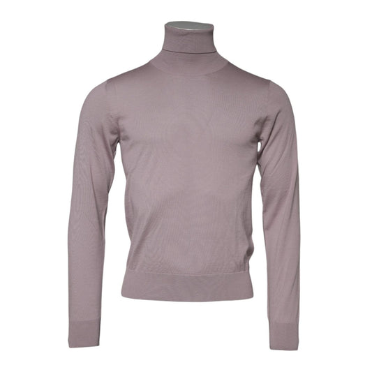 Dolce & Gabbana Brown Cashmere Knitted Men Pullover Sweater TSH90285-46