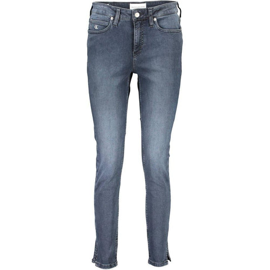 Calvin Klein Blue Cotton Women Jeans CA-3426-W30 | L32