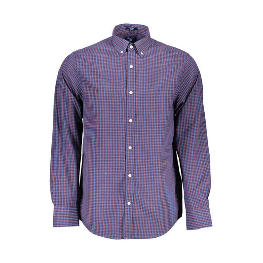 Gant Blue Cotton Men Shirt