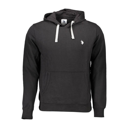 U.S. POLO ASSN. Black Cotton Men Sweater