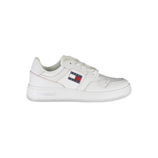 Tommy Hilfiger White Leather Women Sneaker