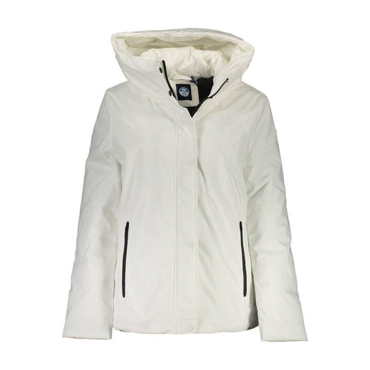 North Sails White Polyester Women Jacket NO-16410-XS