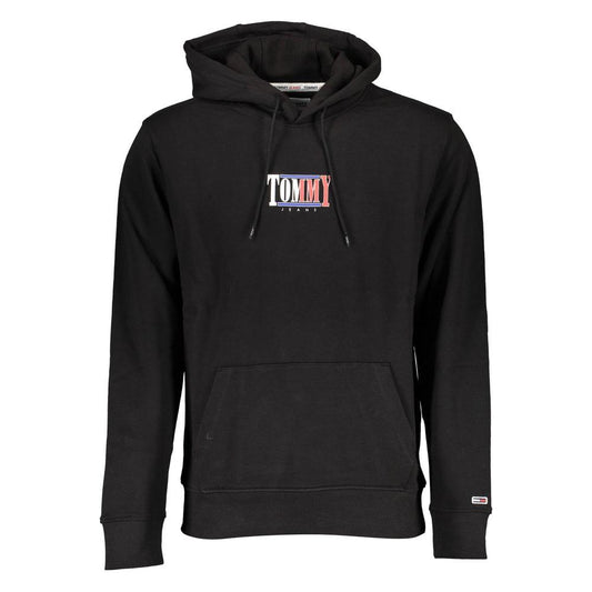 Tommy Hilfiger Black Cotton Men Sweater