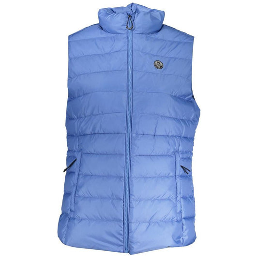 North Sails Light Blue Polyester Women Jacket