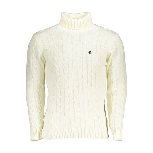 U.S. Grand Polo Elegant Turtleneck Sweater with Embroidered Logo