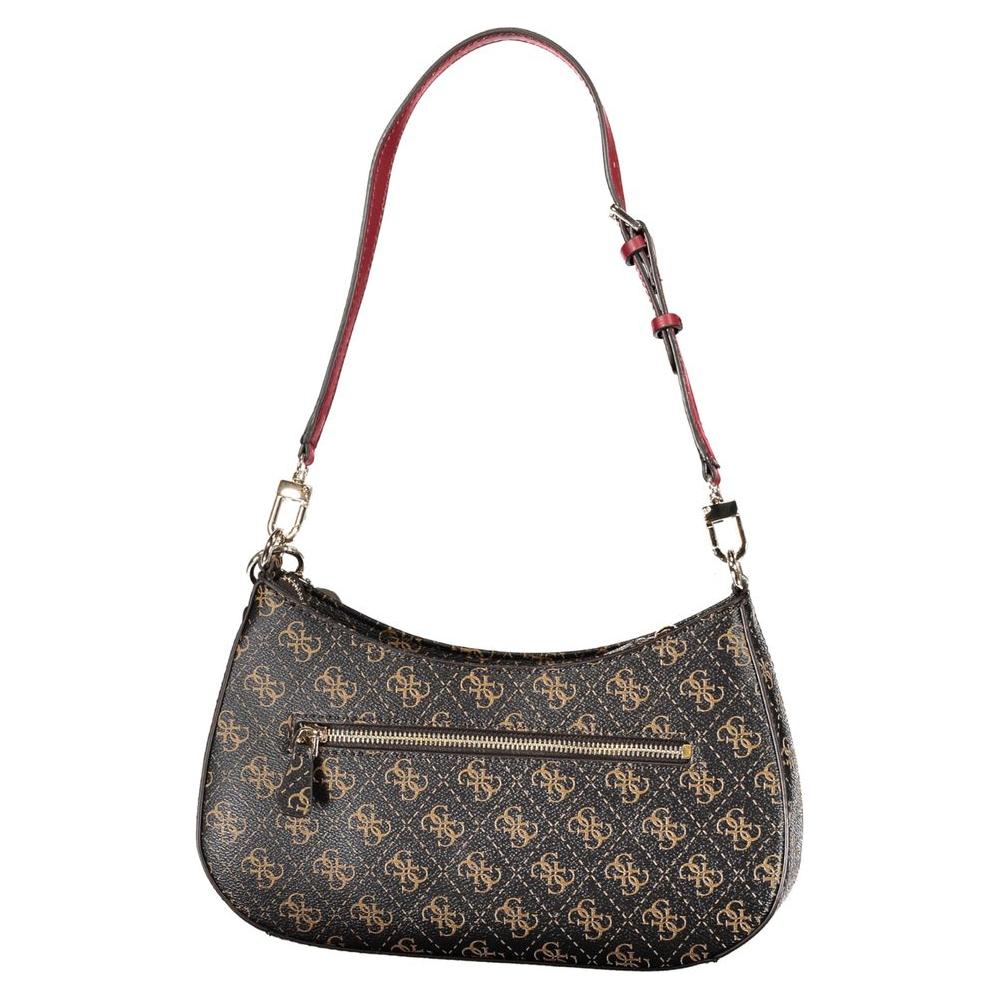Front view with bag zipped and handles upright.