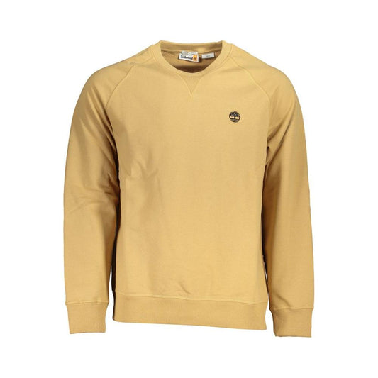 Timberland Beige Crew Neck Embroidered Sweatshirt
