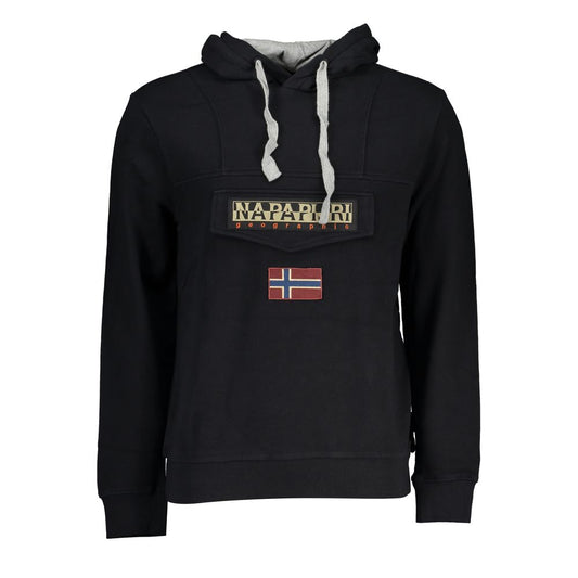 Napapijri Black Cotton Sweater NA-28396-2XS