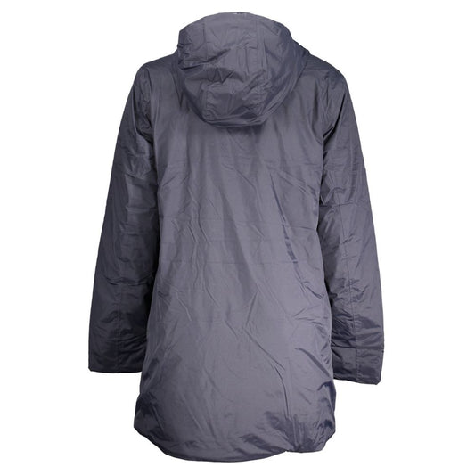 K-WAY Blue Polyamide Jackets & Coat KW-30642-XS
