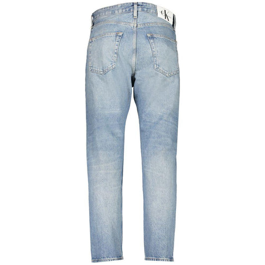 Calvin Klein Light Blue Cotton Men Jeans