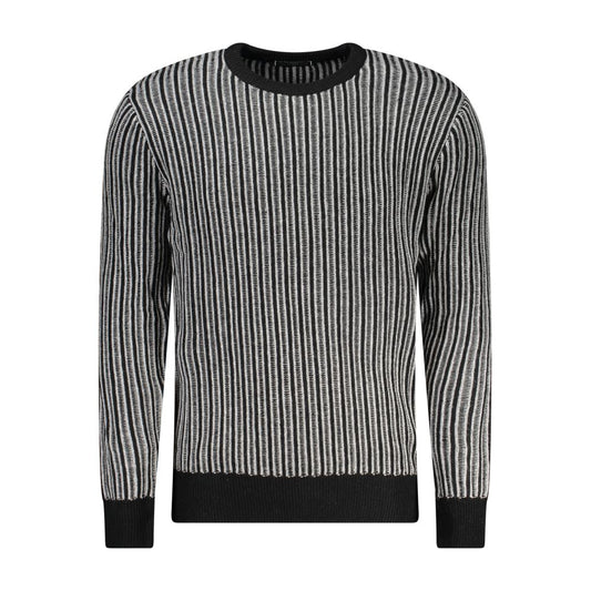 Guess Jeans Black Polyester Sweater GU-32096-XL