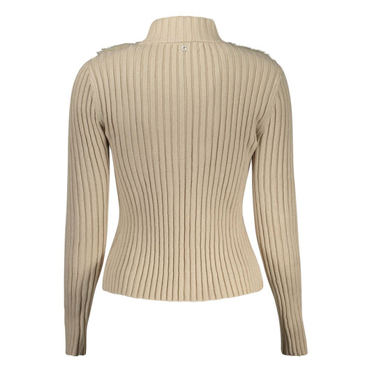 Guess JeansGuess Jeans Beige Polyester Sweater1728,67403481248,Beige,Guess Jeans,New with tags,Sweaters - Women - Clothing,Women,XS